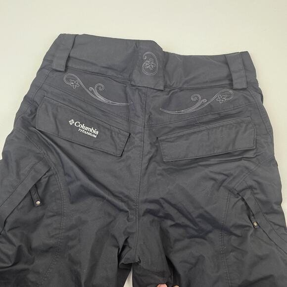 Columbia Titanium Pants Womens Small Black Omni-Tech Insulated Ski Snow Winter - Picture 3 of 16
